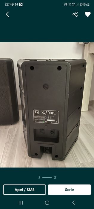 Boxe electrovoice SX 300 PI