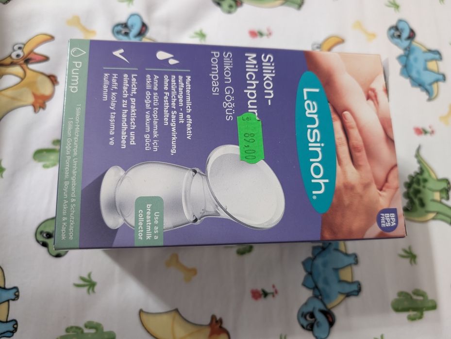 Pompa silicon colectare lapte matern Lansinoh