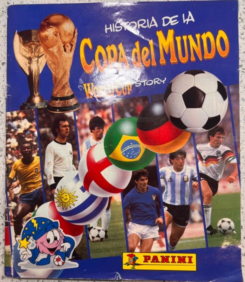 Panini world cup story 1991 Set complet de stickere , separat album