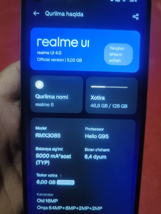 Realme 8   6+6/128