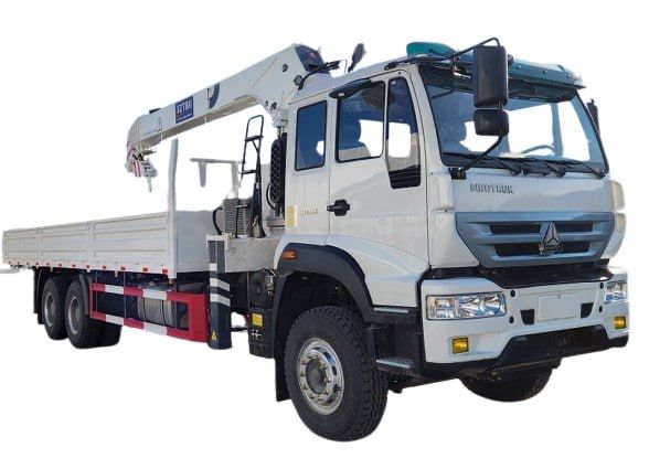 Кран-манипуляторли бортли юк автомобили Homan-H5 6x4 - 10 т