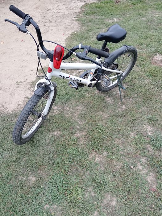 Bicicleta copii MYRIA MY7262WH, roata 20", frana pe janta, alb
