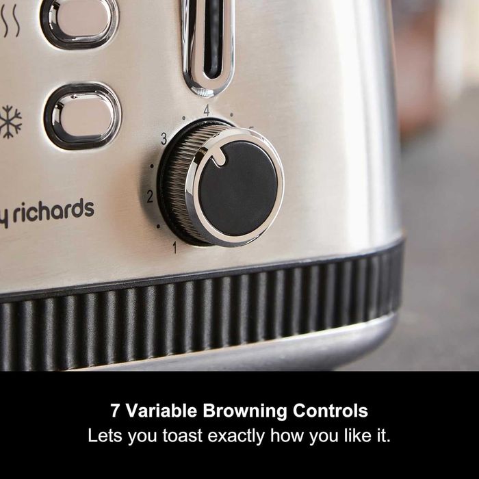 Тостер за 4 филии Morphy Richards Mexborough, 1860W,черна рамка,242901