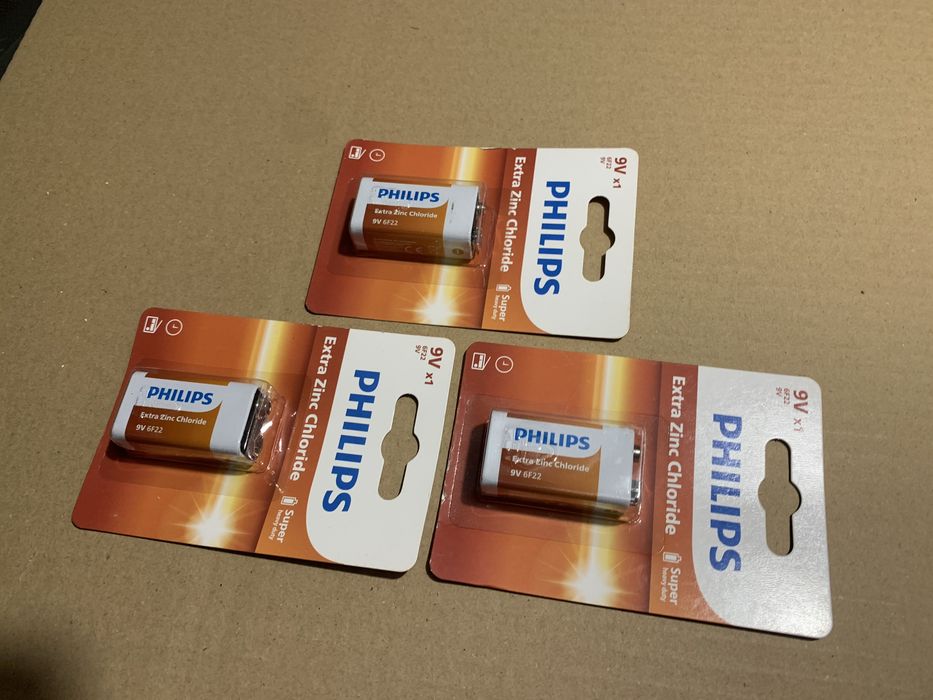 Set 3 baterii 9V noi sigilate