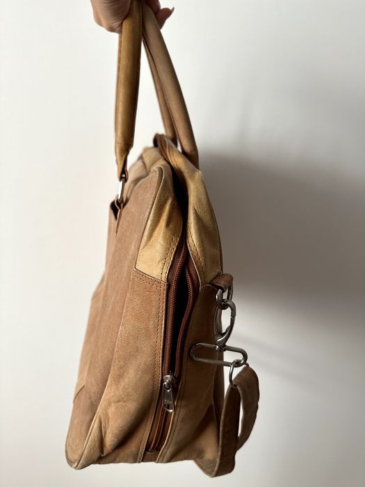 Geanta de piele pentru laptop Scaramanga handmade