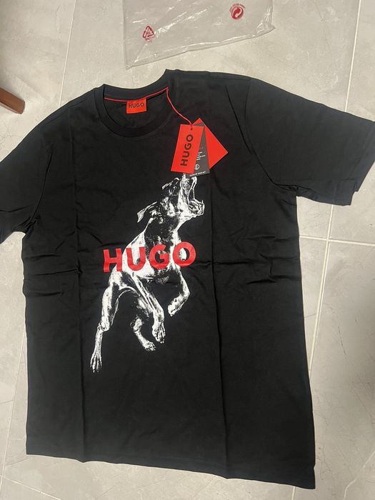 Мъжка памучна тениска Hugo