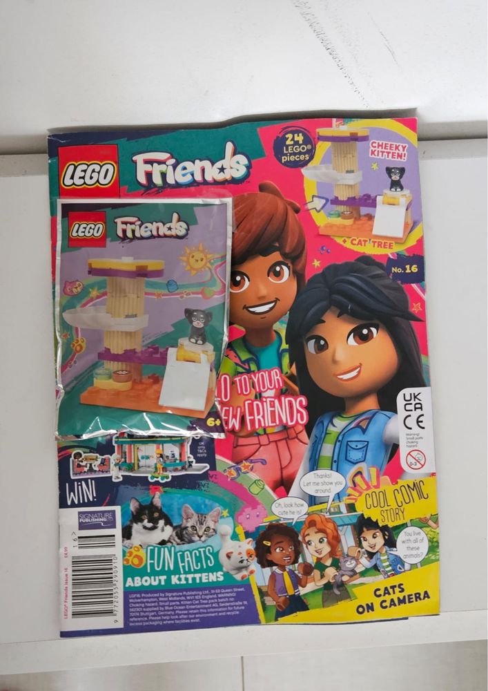 Revista Lego Friends nr. 16/2023 - Anglia-  cu set Lego sigilat 562301