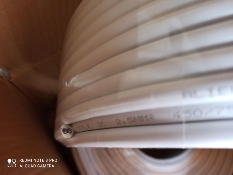 Cablu electric litat 2x2.5mm Rola 100m