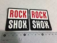 Set 2 Stickere / abtibilduri ROCK SHOX ORIGINALE !