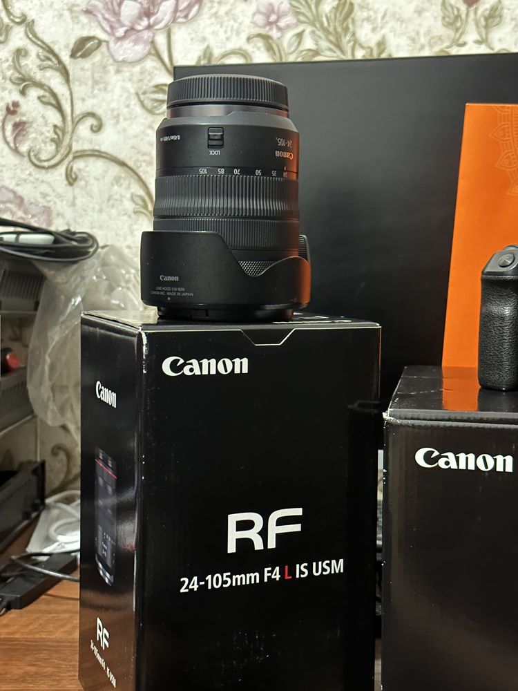 Продам фотоаппарат canon eos R с объективом rf 24-105 L USM