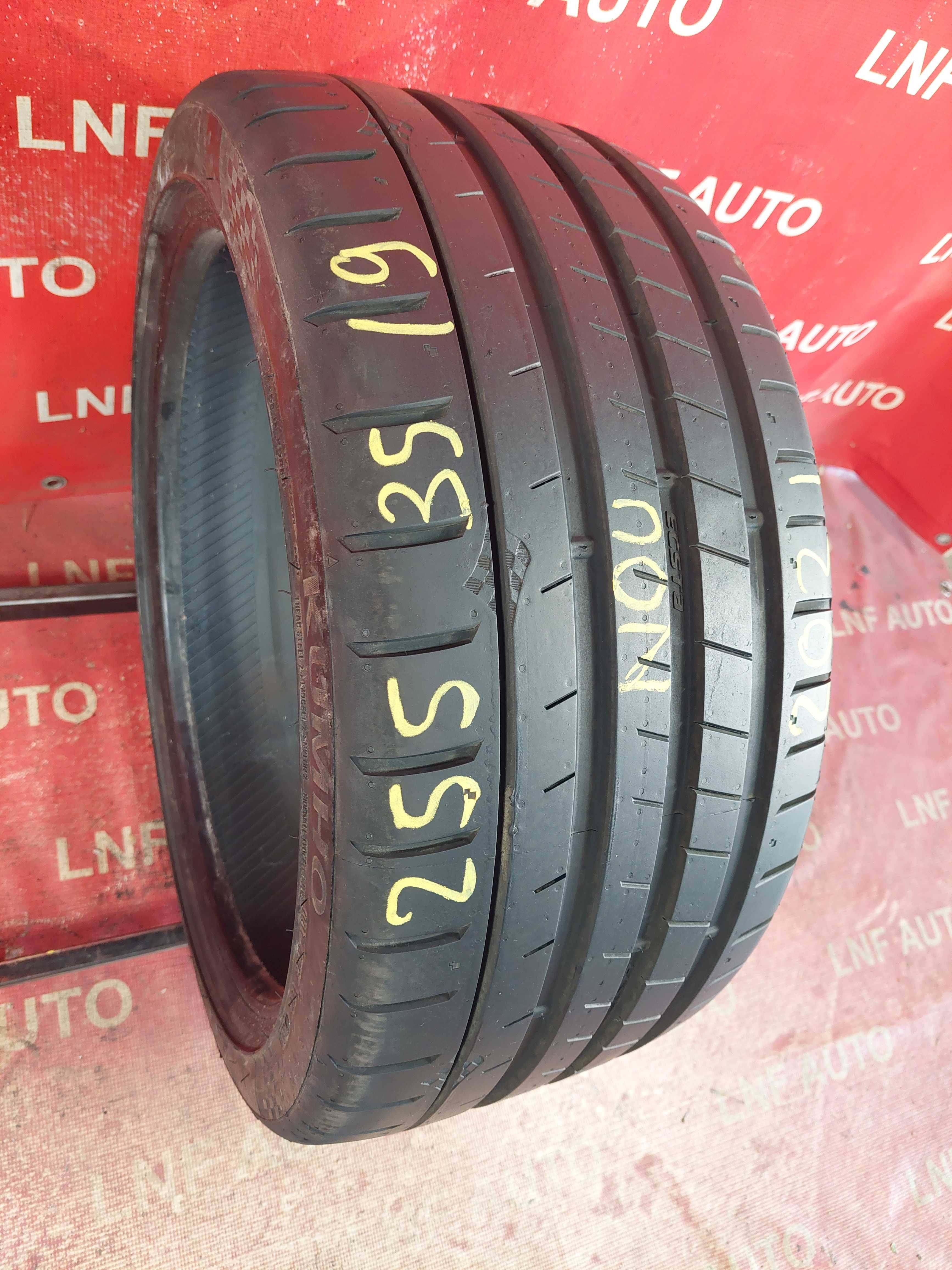 1 Anvelopa de VARA - 255/35/19 - KUMHO Ecsta PS91 - CA NOUA DOT 2021