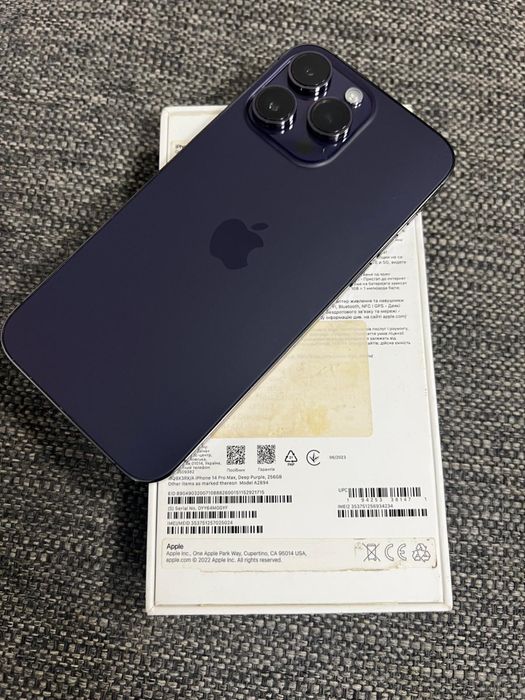 Iphone 14 pro max deep purple 256 gb stare baterie 87%