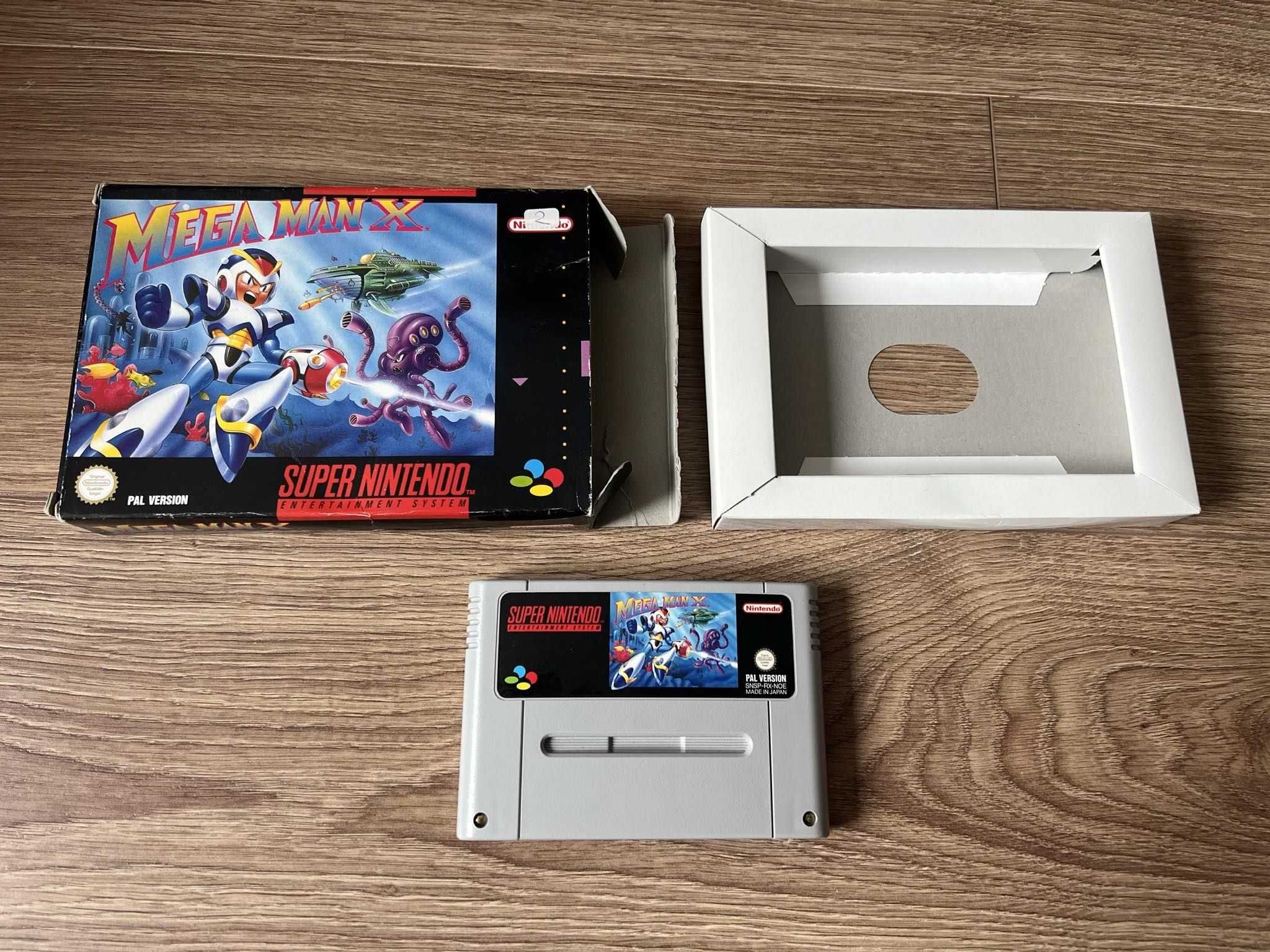 Joc rar de colectie Super Nintendo MEGA MAN X SNES la cutie,engleza