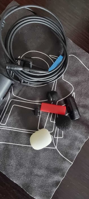 Lavaliera Sennheiser MKE2-EW Black + reportofon tascam dr-10L.