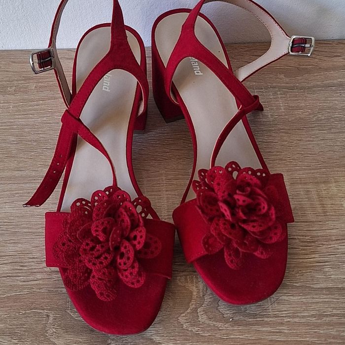 Sandale elegante roșii