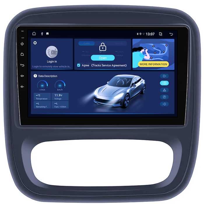 Navigatie Opel Vivaro B 2014-2018, Android 14, 4GB RAM/64GB ROM