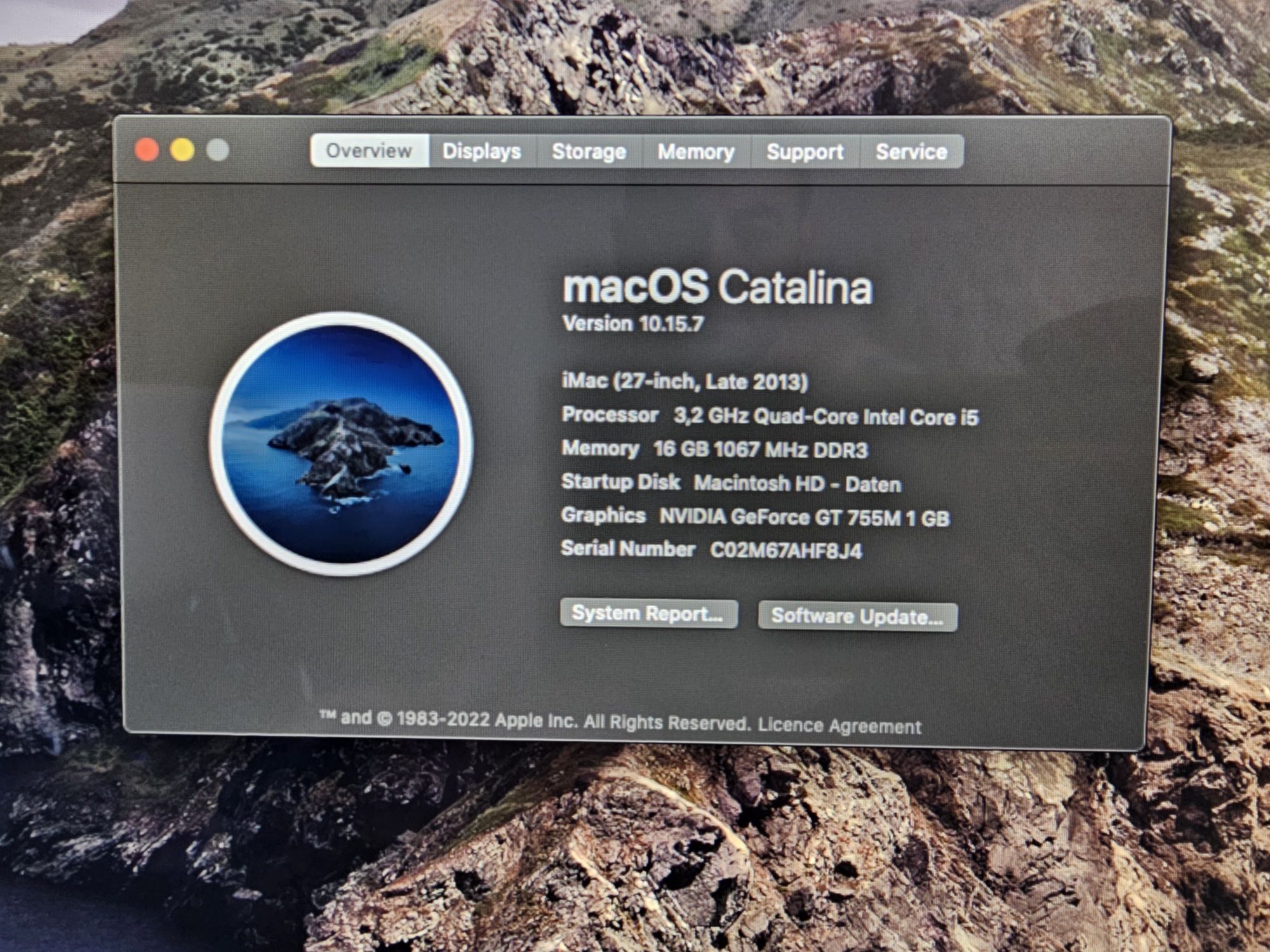 iMac 27 inch , i5, 16GB , 1 Tb