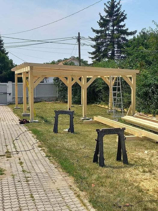 Realizam garaje auto din lemn la comanda clientului