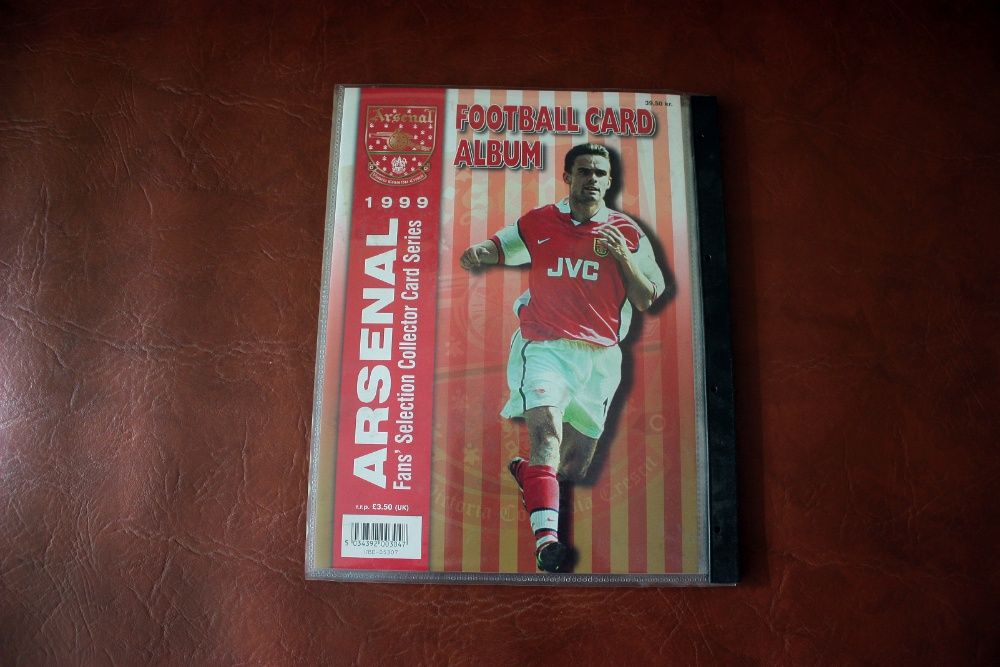 Futera Arsenal 1999 set complet carduri in binder original - nu panini