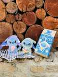 Labubu stitch disney miniso