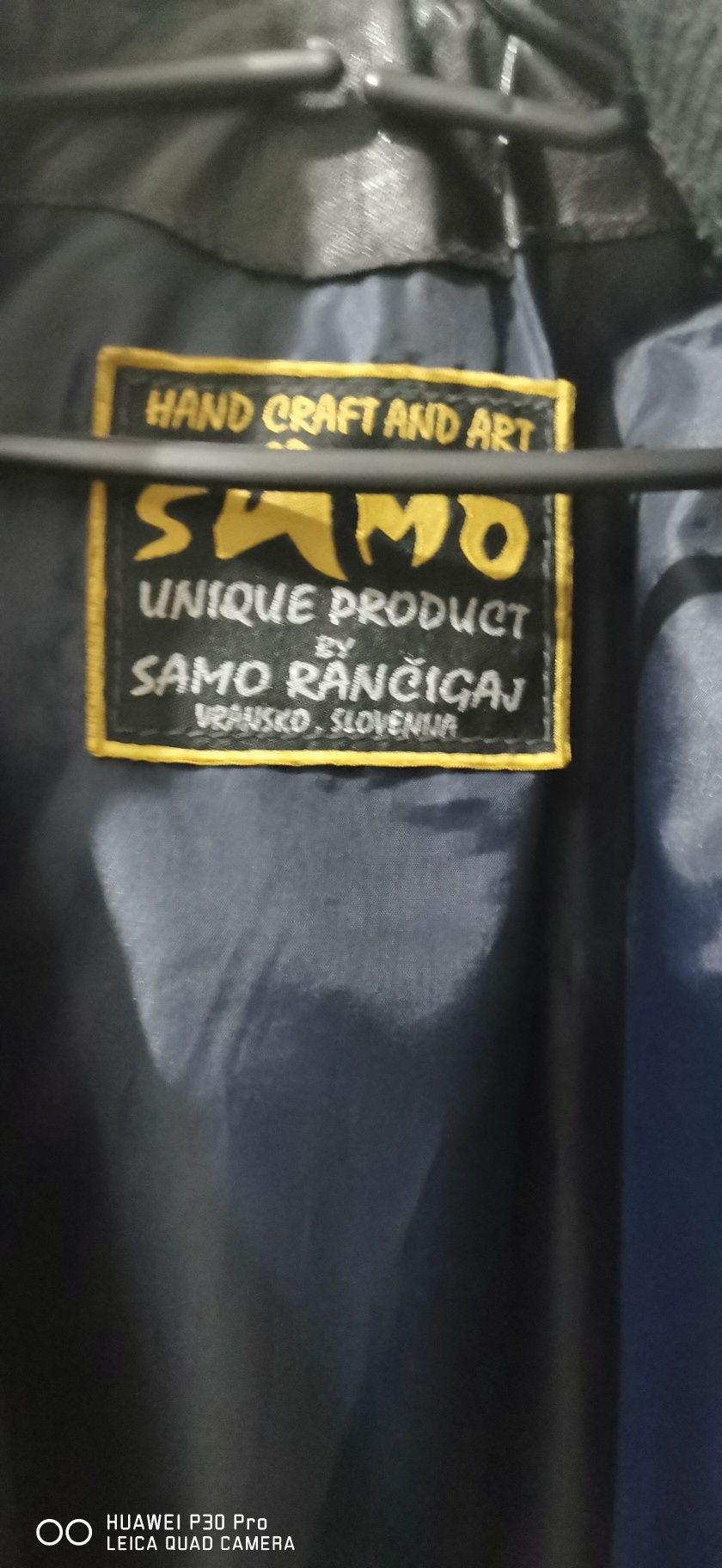 Geaca din piele naturala de vita marimea 56 echivalent XL-XXL