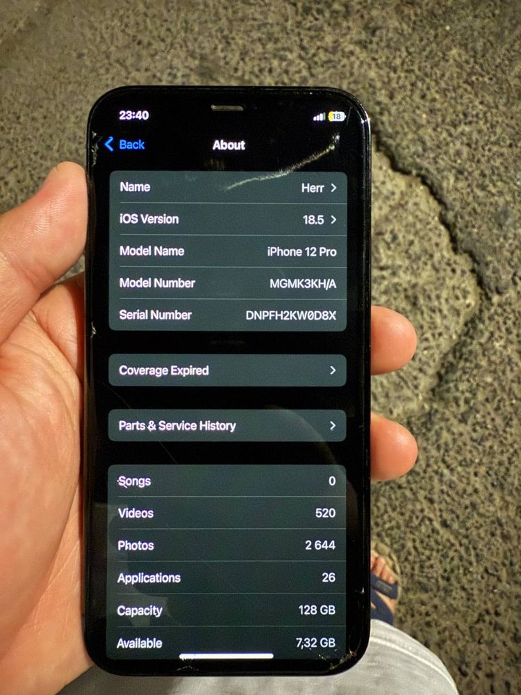 Iphone 12 pro 128 gb 79% KH/A