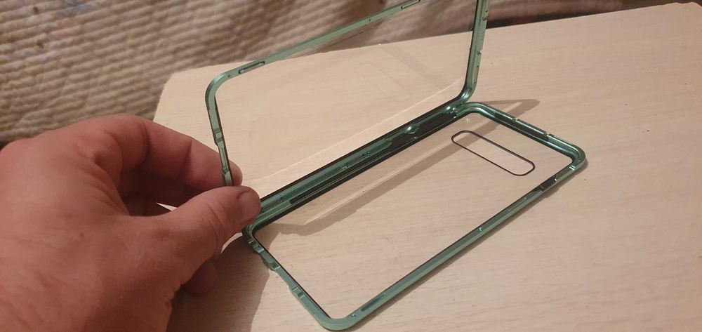 Чехол для Samsung s10 двусторонний магнитный