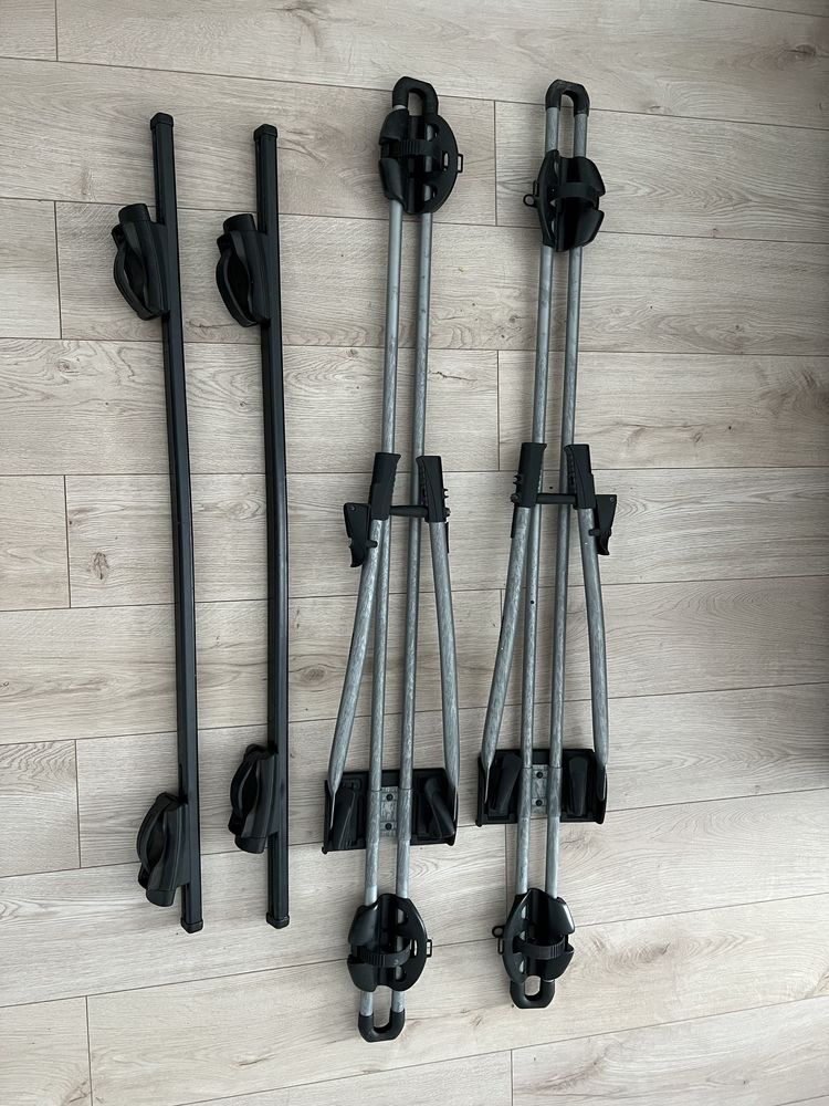 Set Thule (bara transversala + suporti bicicleta)