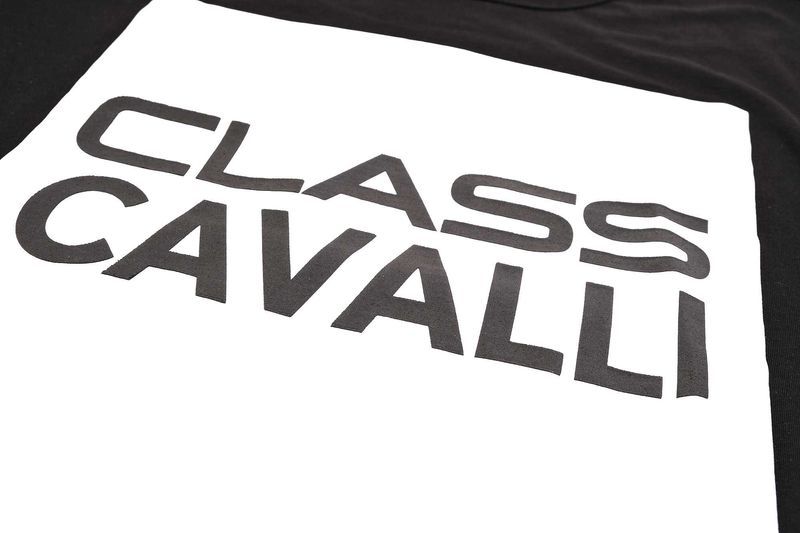 ПРОМО Roberto Cavalli Class S/M/L-Оригинална черна тениска