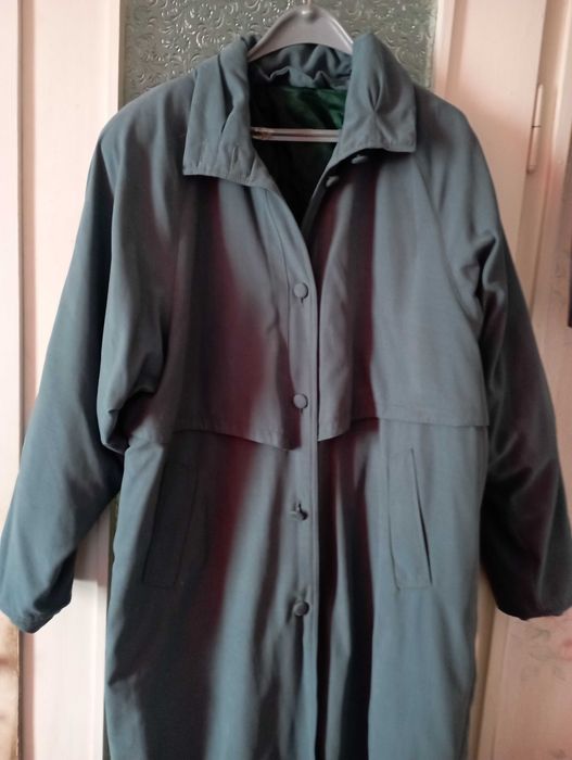 Дамски дълъг шлифер № 54 с дебела сваляща се подплата