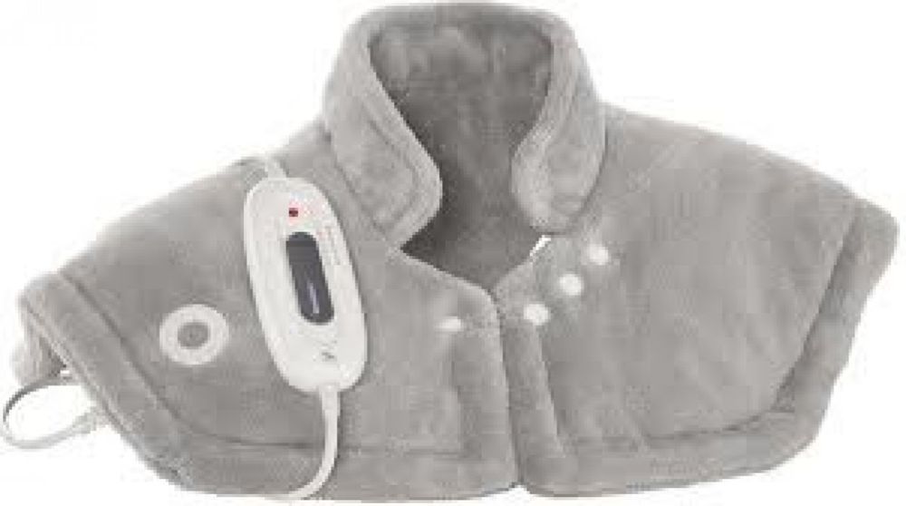 Pad incalzitor electric pentru gat si umeri, 100 W, 6 trepte