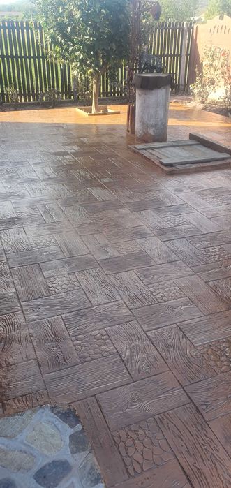 Pavaj amprentat##beton amprentat