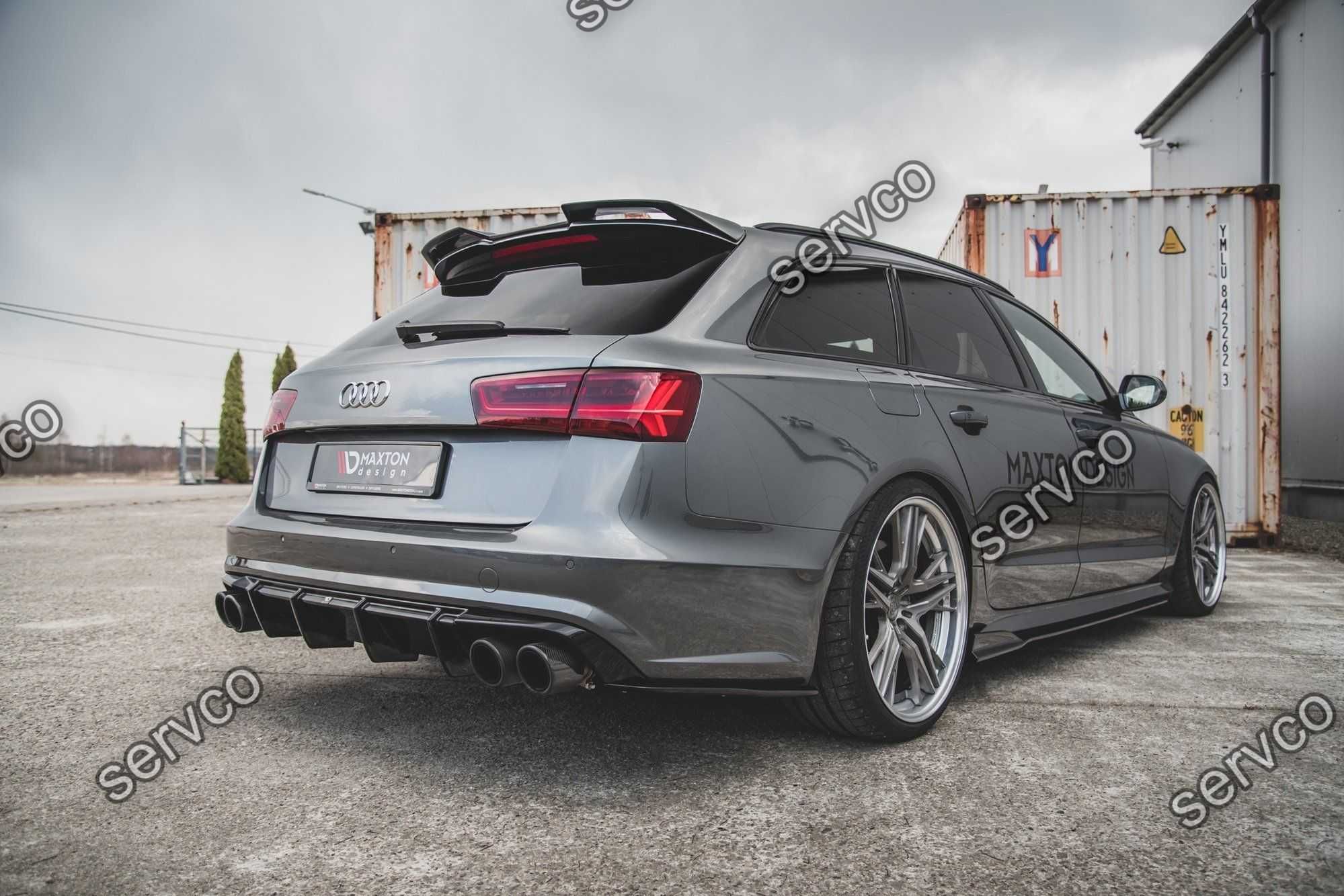 Difuzor spate Audi A6 S6 C7 S-Line 2014-2017 v10 Maxton Design