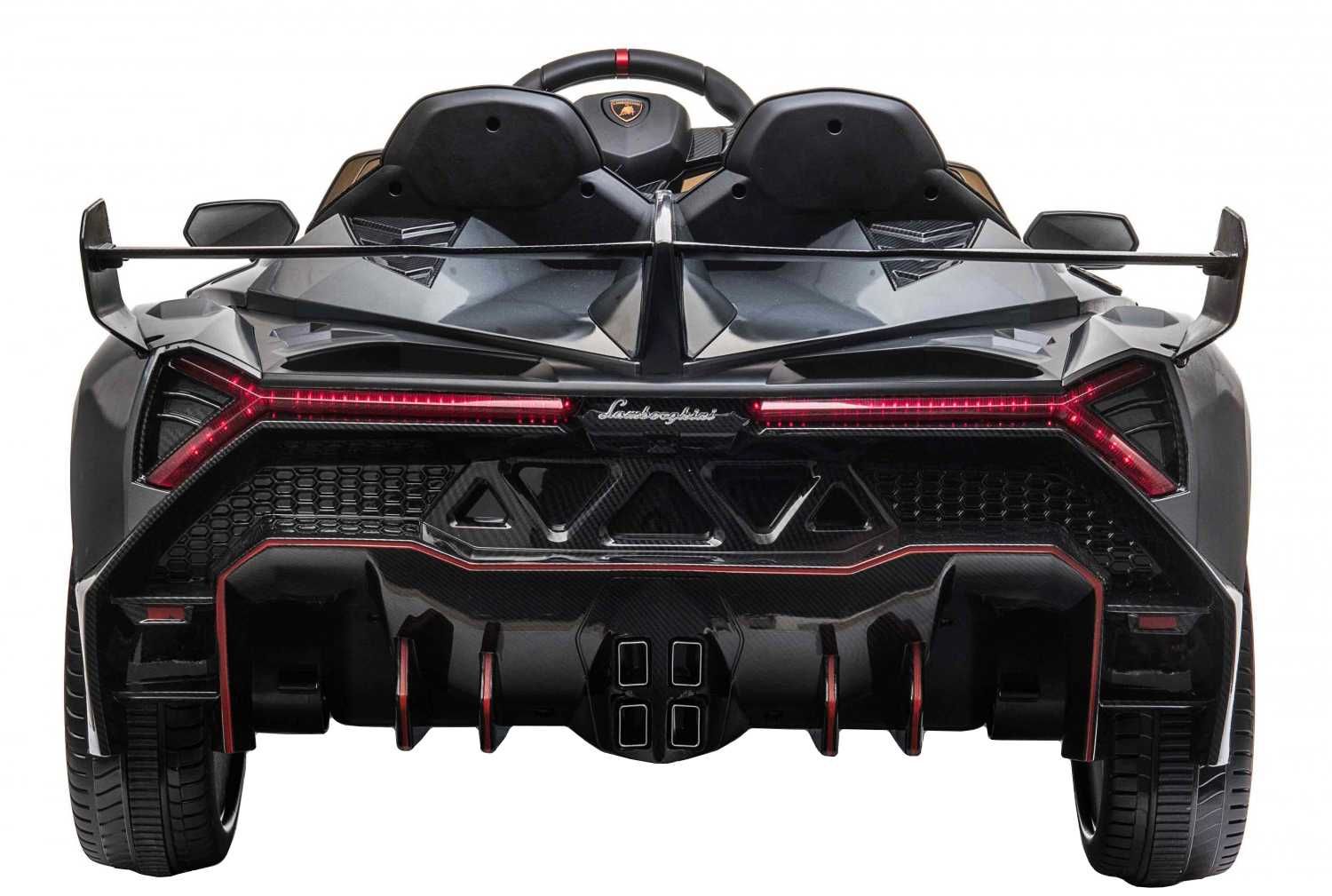 Masinuta electrica copii 2-6 ani Lamborghini Veneno 4x4 Roti Moi Negru