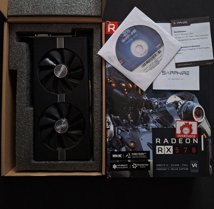 Placa Video Amd 570 Nitro 8GB