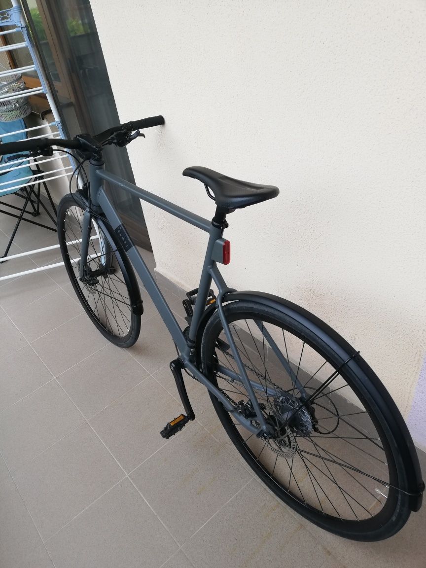 Bicicletă de oraș Elops Speed 900 Gri