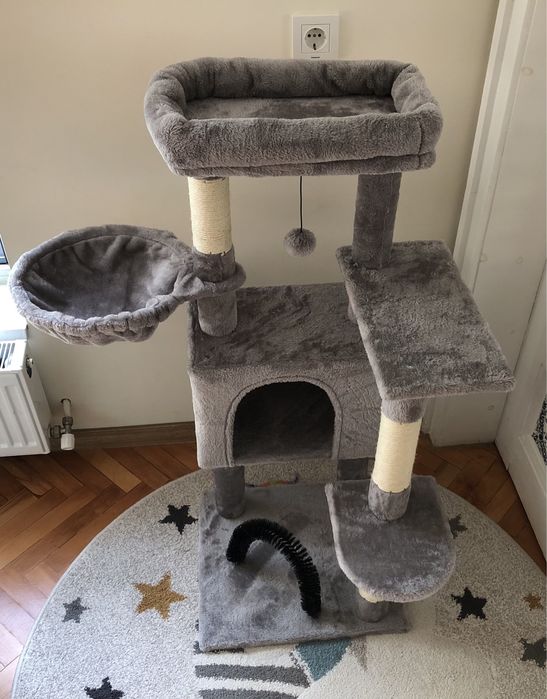 Котешка Катерушка Кула Къща Дърво 106 см