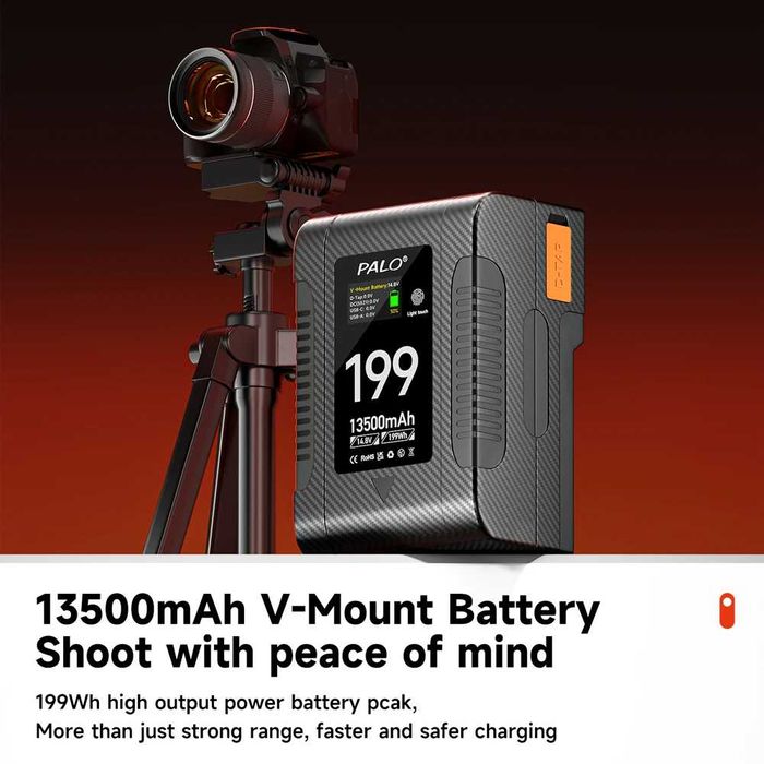 199Wh V Mount батерия PALO 13500mAh