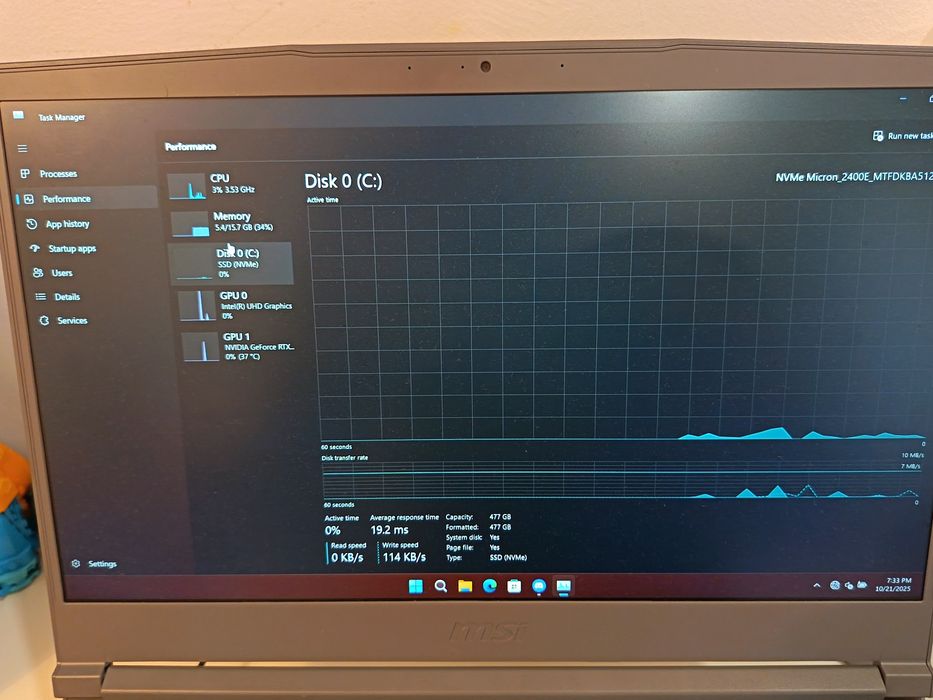 Msi thin 15 plus căști