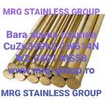 Bara alama rotunda 30mm CuZn39pb3 CW614N Rotund alama tabla bara teava