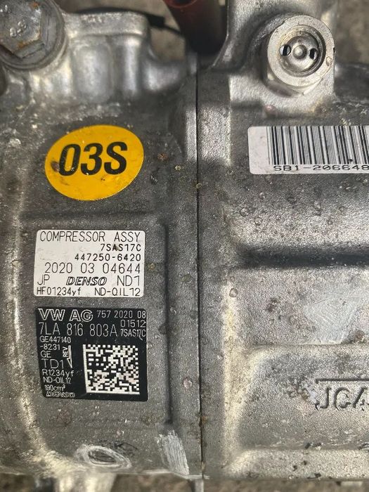 Compresor, cod 7LA816803A, VW Multivan (T6) 2.0 tdi, DNA