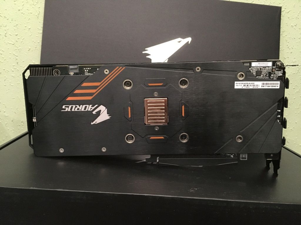 Продаю GTX 1060 6GB AORUS