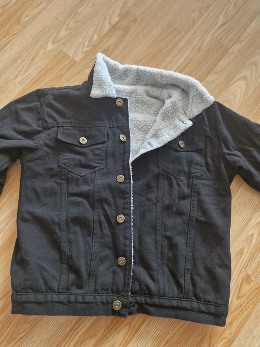 Черно дънково яке