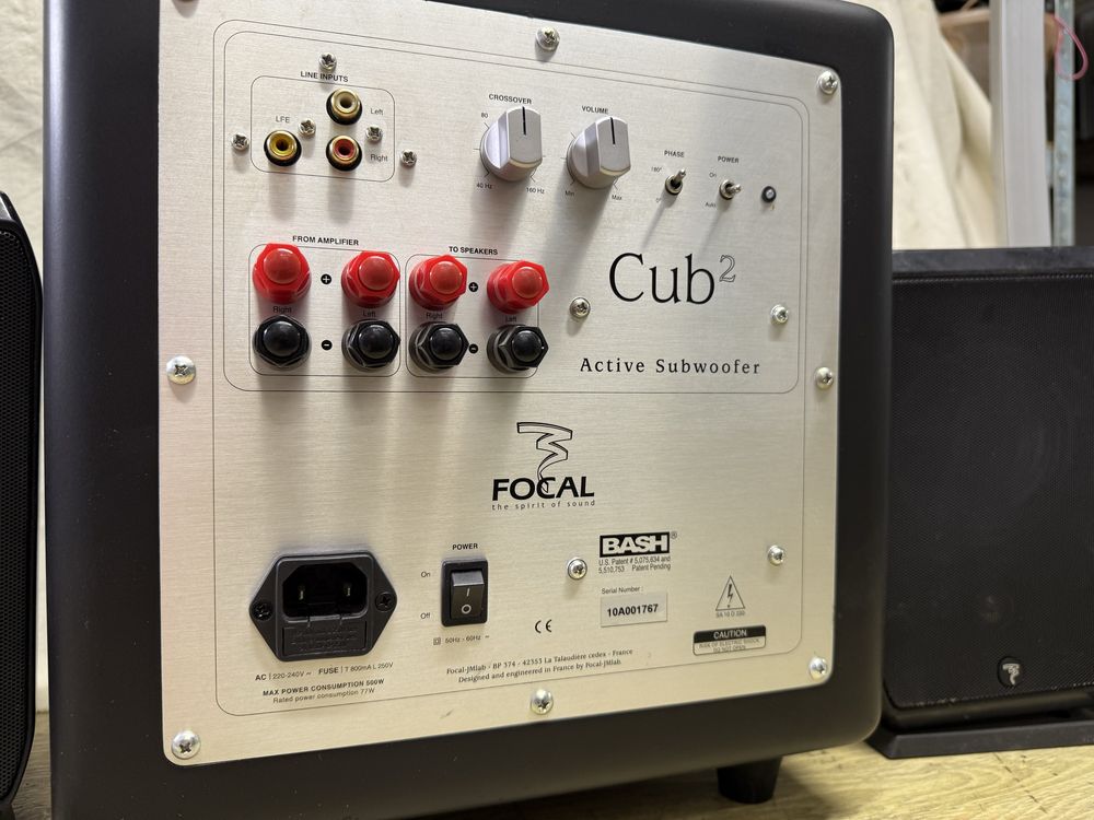 Focal 5 колонки Subwoofer