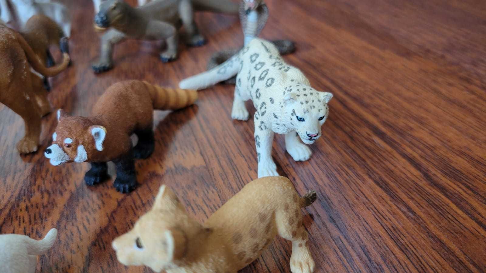 Schleich фигурки животных игрушки тигр лев барс кошка панда жираф волк