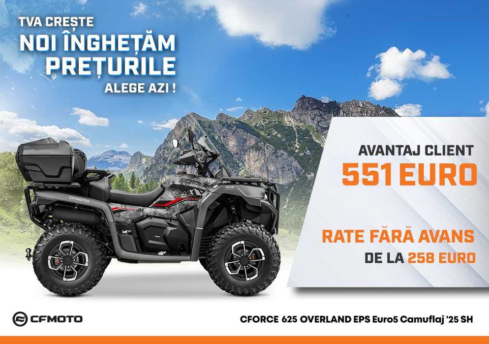 CFMOTO CFORCE 625 Overland EPS Euro5 Camuflaj '25 SH