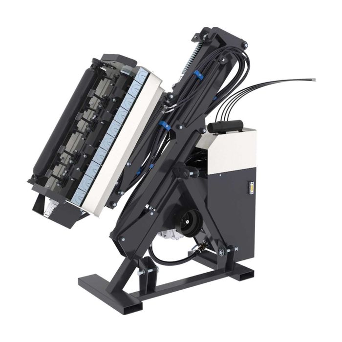 Tocator resturi vegetale, tocator cu brat lateral manual , ETA M