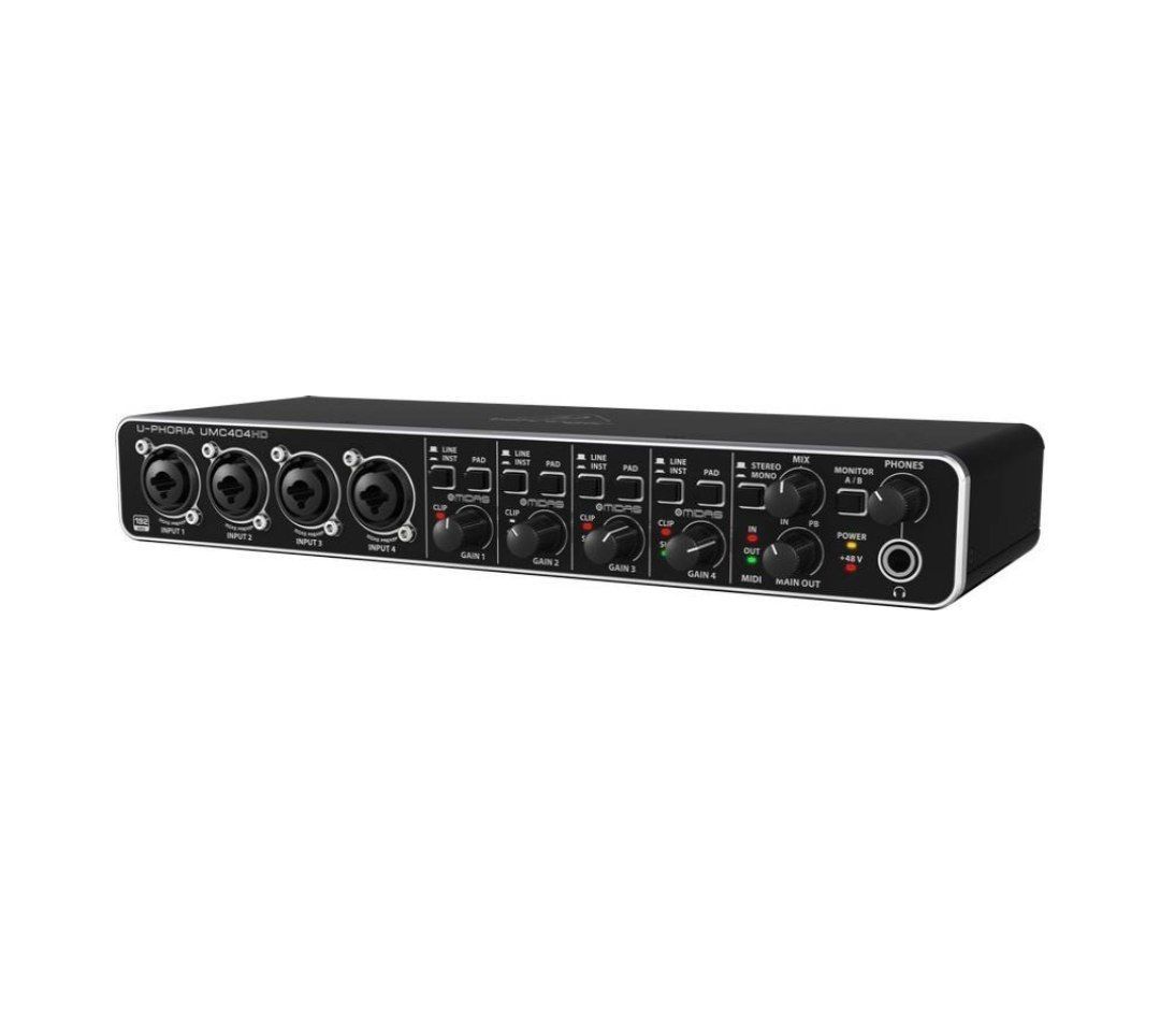 Внешняя звуковая карта Behringer uphoria umc 404hd