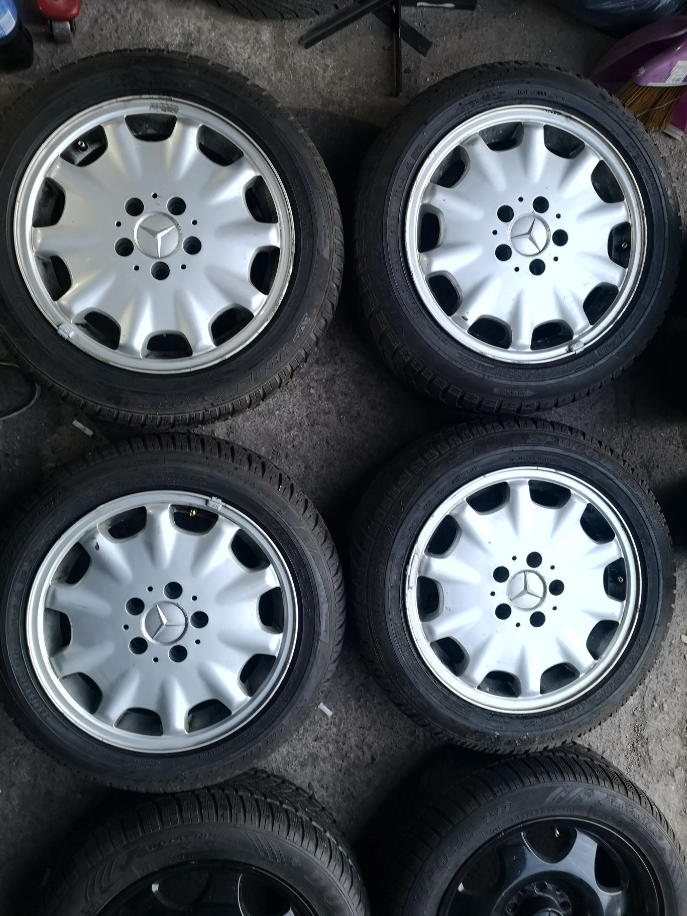 Set 4 jante aliaj 5x112 r16 Mercedes 7,5j et41 import Germania