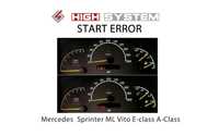 START ERROR - (Mercedes) Sprinter ML Vito E-class A-Class
